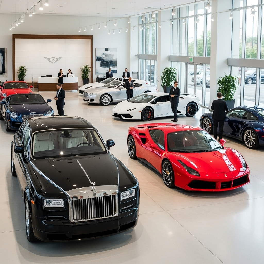 Audi in showroom